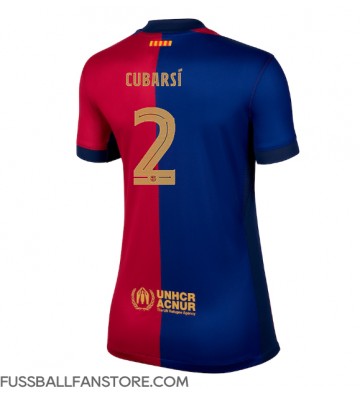 Barcelona Pau Cubarsi #2 Replik Heimtrikot Damen 2024-25 Kurzarm